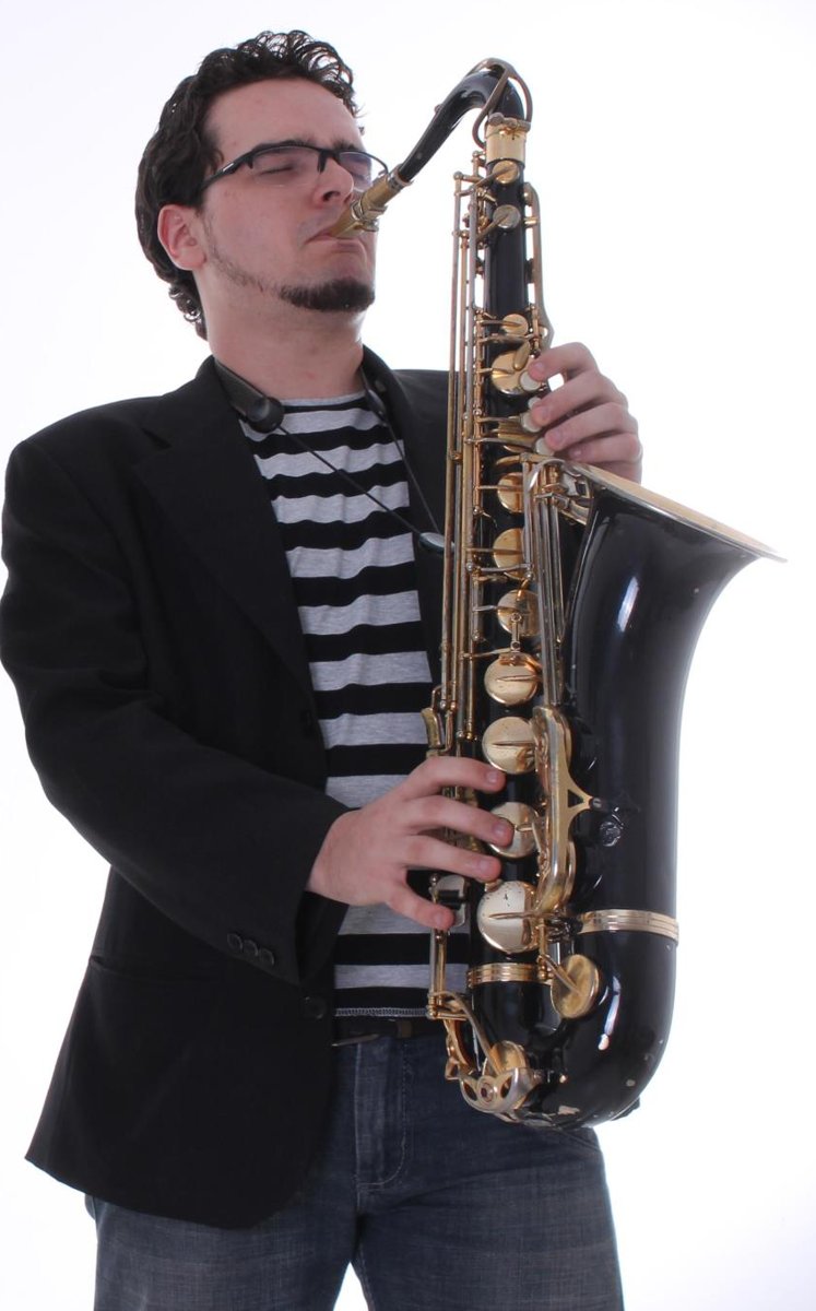 No saxofone